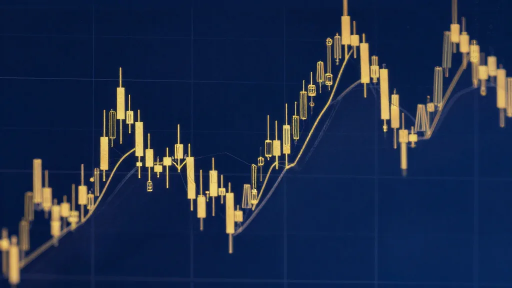 Mum grafikleri üzerinde FOREX yazısı