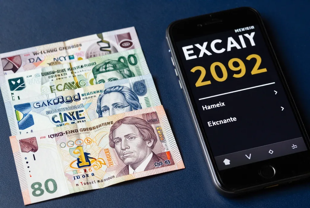 Yen, euro ve dolar sembolleri ile forex fiyat grafiği